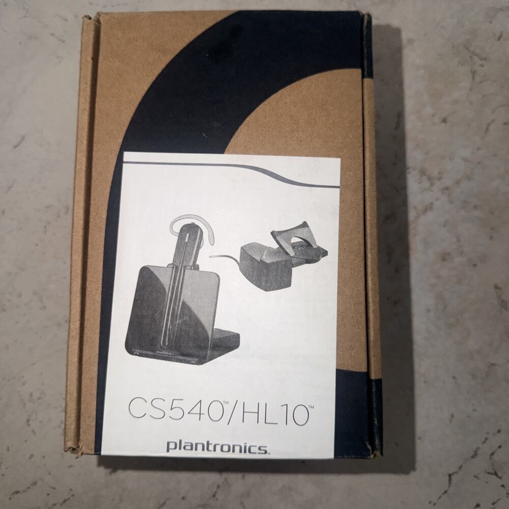 Plantronics CS540 HL10 Wireless DECT Office Headset System w/ Handset Lifter